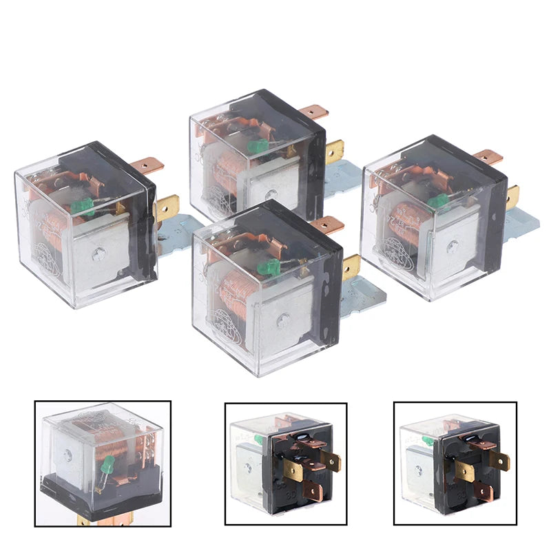 Relé Automotivo à Prova D'Água 12V 100A 1pc 5Pin 4Pin