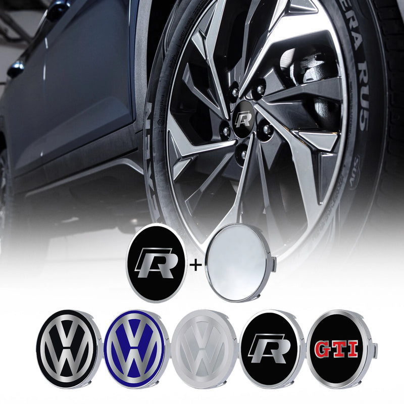 Emblema Cubo Roda para Volkswagen  4pcs 60/63/68