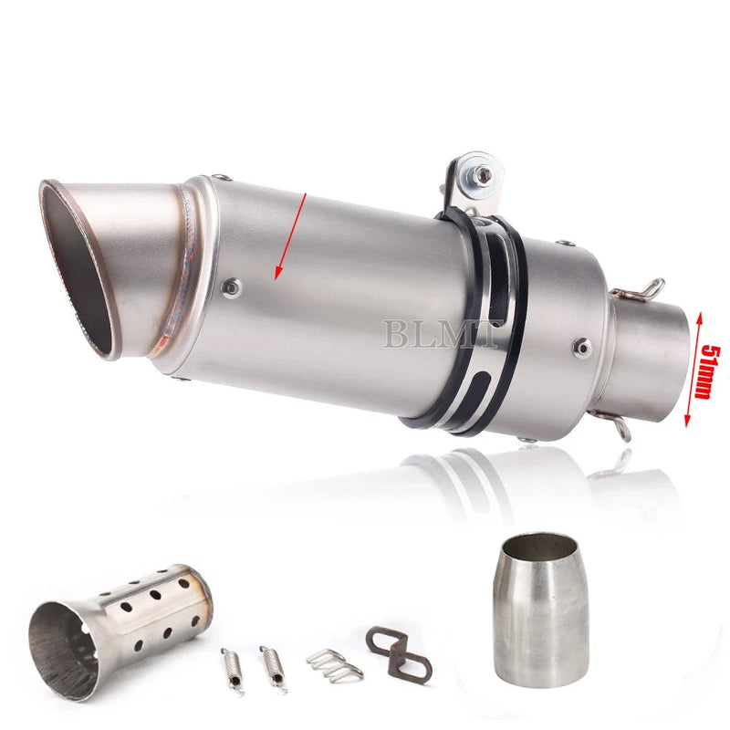 Ponteira de Escapamento Universal DB Killer 51/60mm para z900 R3 R25 MT07 MT09 R1 Z400 Z650
