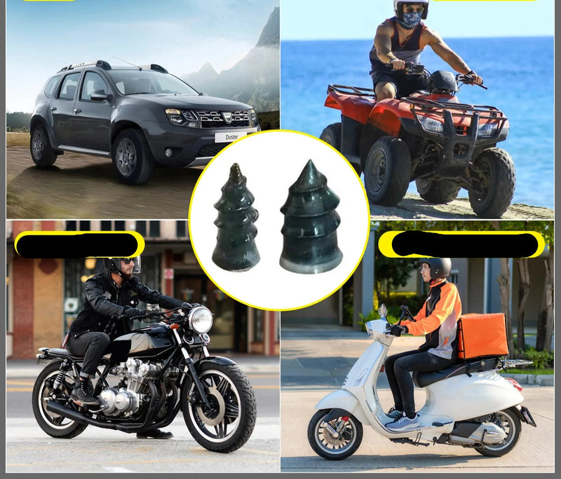 Reparo de Furo no Pneu de Carro, Motocicleta, Caminhão, Scooter e Bicicleta.