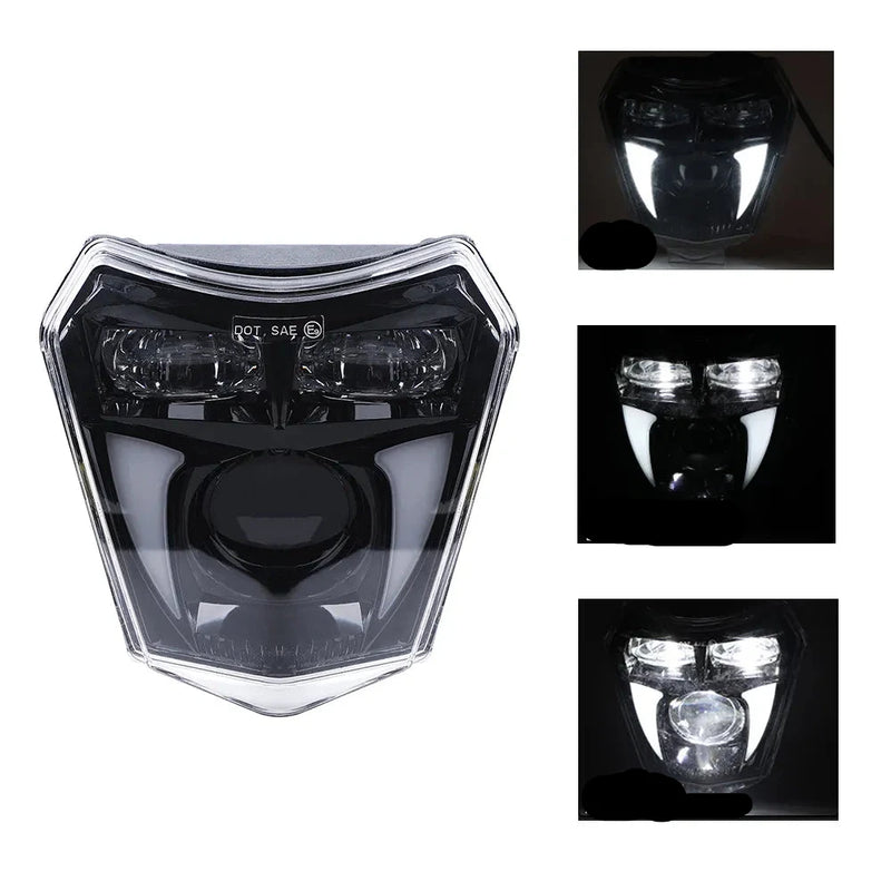 Farol de motocicleta supermoto insano