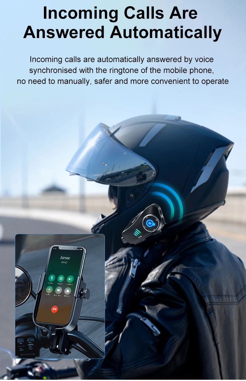 Gravador de capacete com Bluetooth e Wifi á Prova D´Água