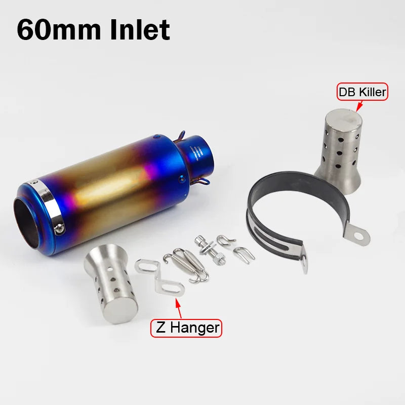 Ponteira Moto Universal 51mm 60mm para Honda Yamaha Suzuki Kawasaki
