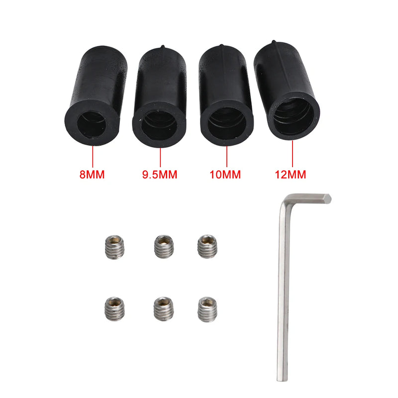 Adaptador de Manopla de Câmbio Universal de Alumínio M12x1,25mm /M10x1,5mm