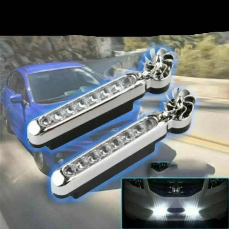 Luzes diurnas de carro LED movidas a vento