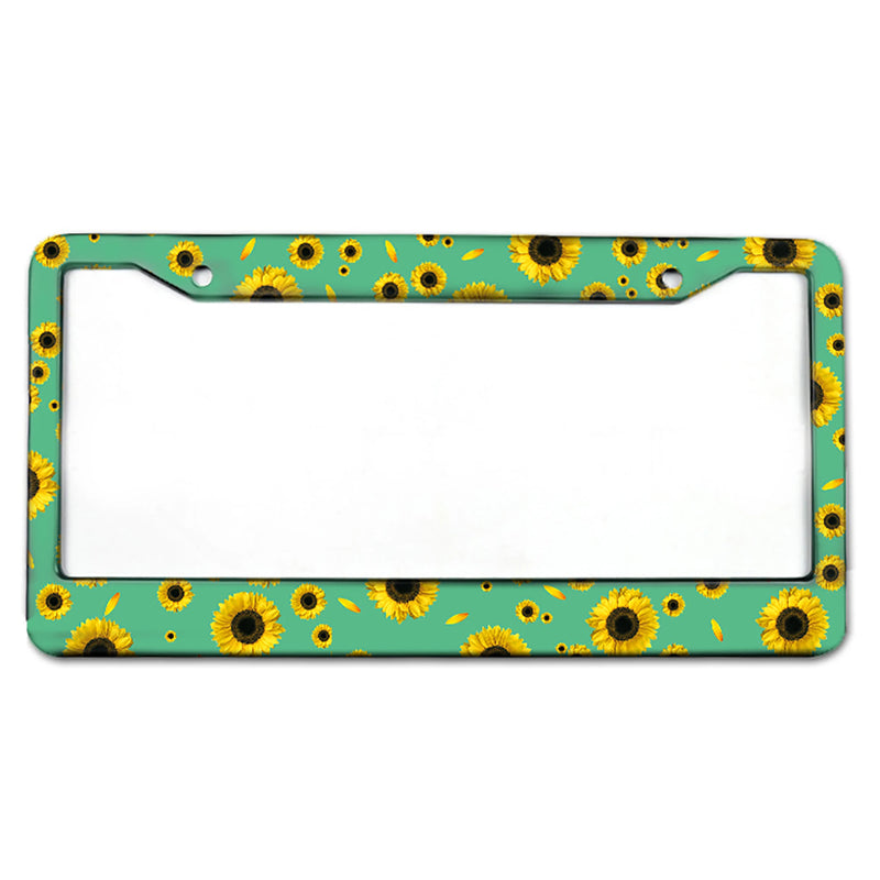 Moldura de Placa de carro Liga de Alumínio Universal