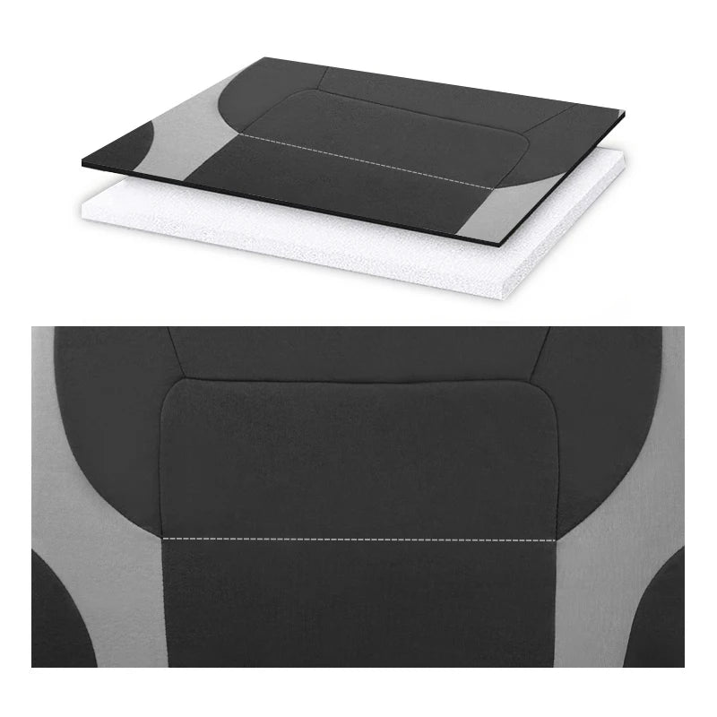 Capas de assento de carro de poliéster universal com design esportivo