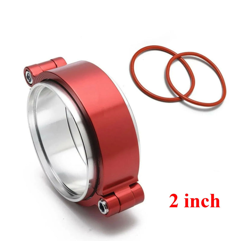 Abraçadeiras Para tubo de admissão Turbo Alumínio Anodizado com kit de Flange