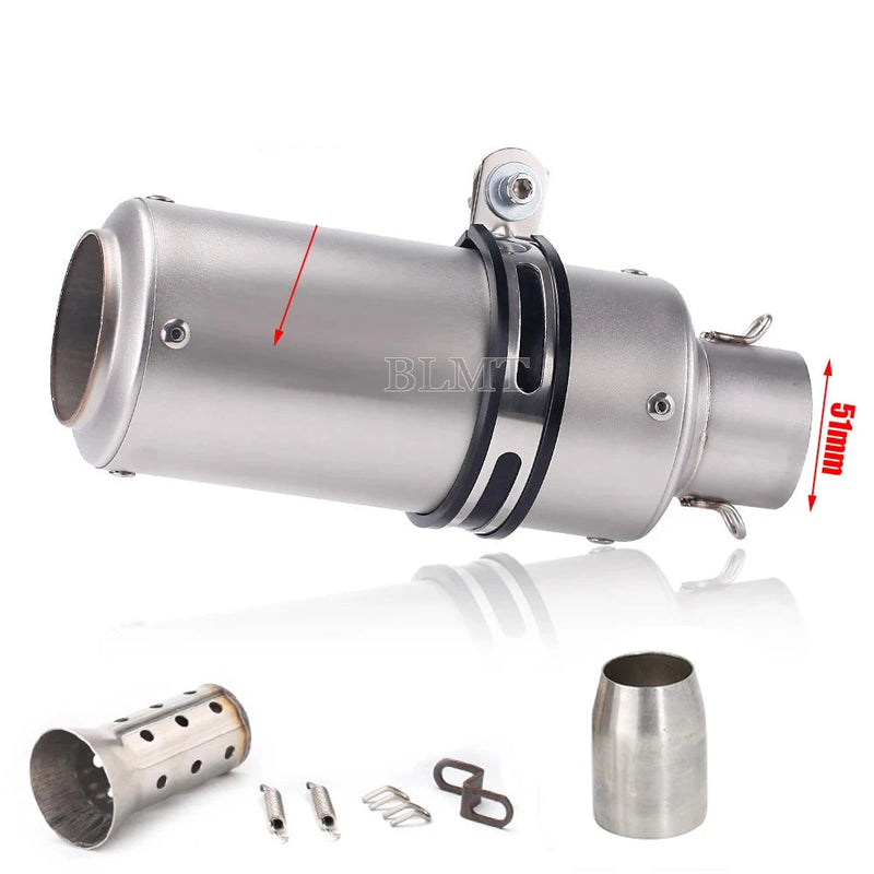 Ponteira de Escapamento Universal DB Killer 51/60mm para z900 R3 R25 MT07 MT09 R1 Z400 Z650
