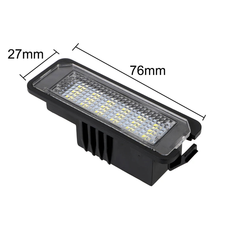 Lampada Led para Placas 2Pcs 12V 6500K VW Golf MK4 MK5 MK6 Passat Polo