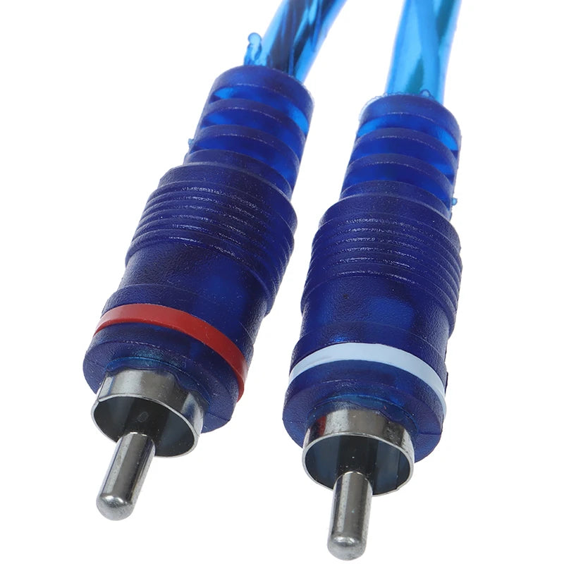 Cabo adaptador de áudio MP3 RCA Y divisor de carro