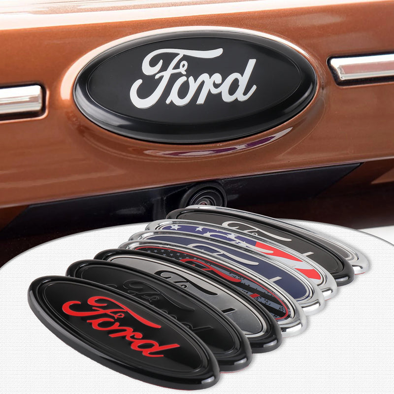Emblema da Grade Dianteira do Carro, Logotipo do Porta-malas Traseiro para Ford