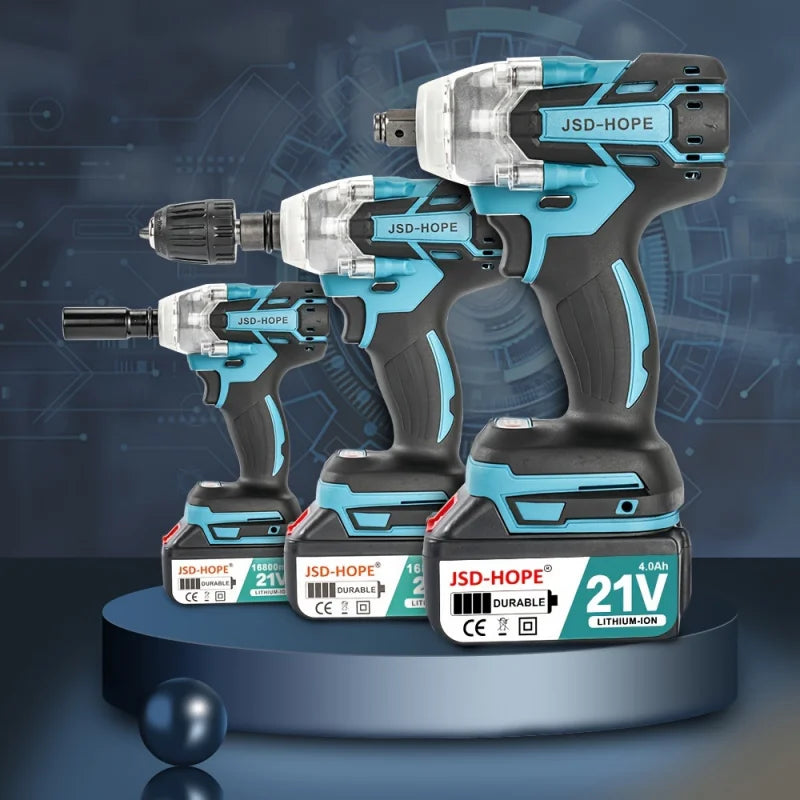 Chave de impacto de alto torque sem fio 21V