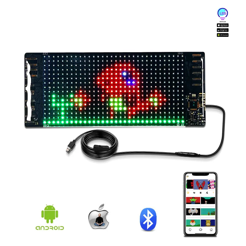 Display LED Flexível Programável para Exterior Personalizado