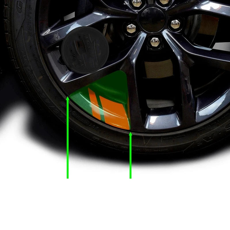 Adesivo Decalque de Roda de Carro Refletivo