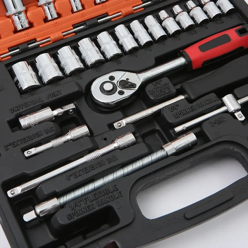 NOVO Kit de ferramentas de reparo de carro 46/53 peças