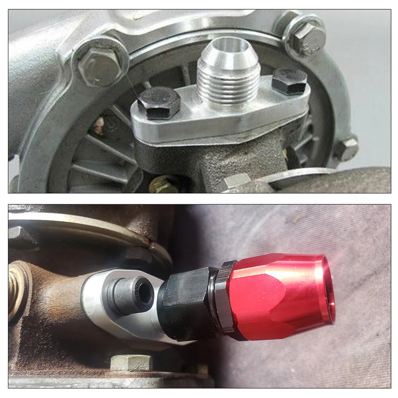 Flange Adaptador Retorno de Óleo Turbo