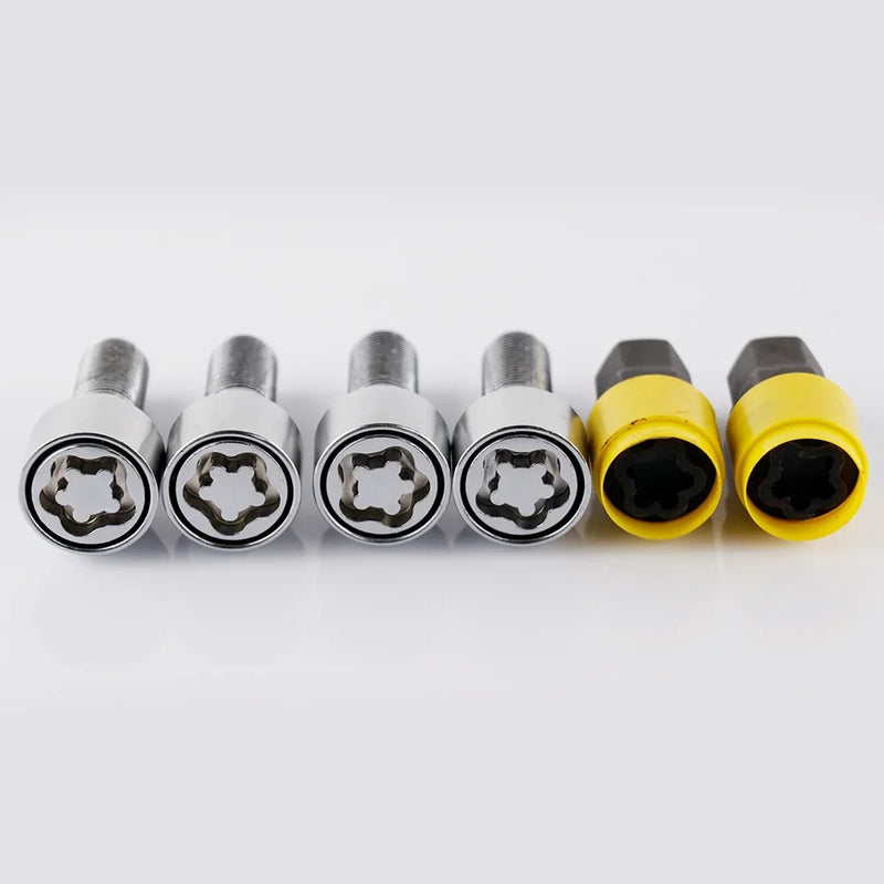 Parafusos de Travamento Anti-roubo M14X1.5 28mm Fit VW Audi