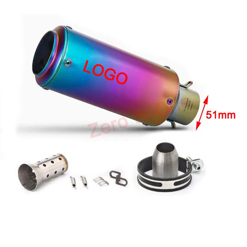 Ponterira de Escapamento Universal Para Yamaha R1 R3 CBR600RR R6 Ninja 400 Z800 Z900 Z1000 MT07