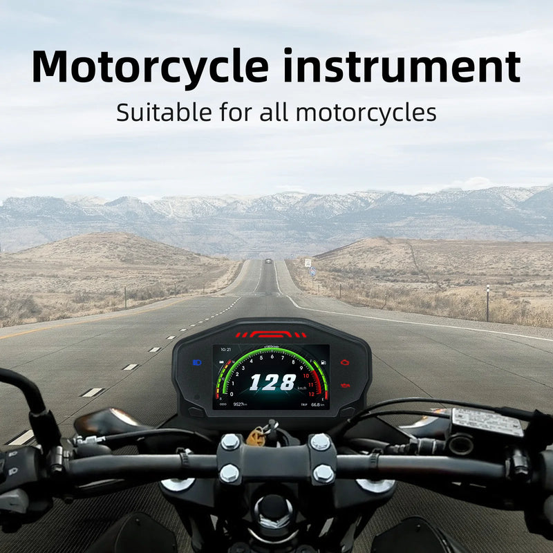 Velocímetro Display Led Universal Motocicleta