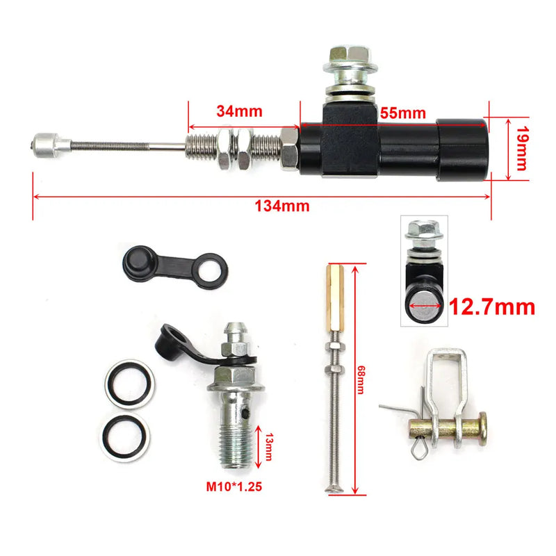 Kit de Embreagem Hidráulica para Motocicleta de 12,7 mm Universal