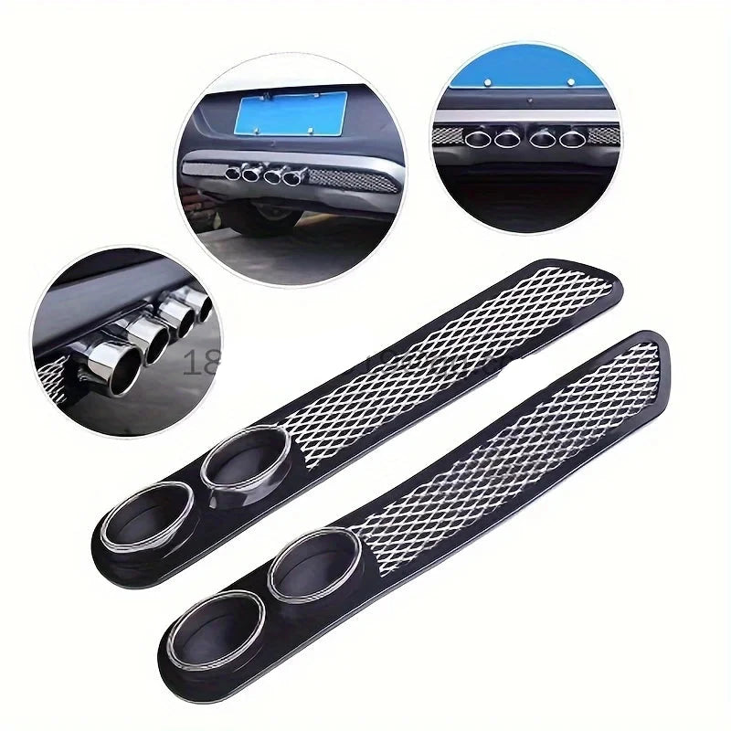 Escapamento Decorativo para Carro com 4 Bocas.