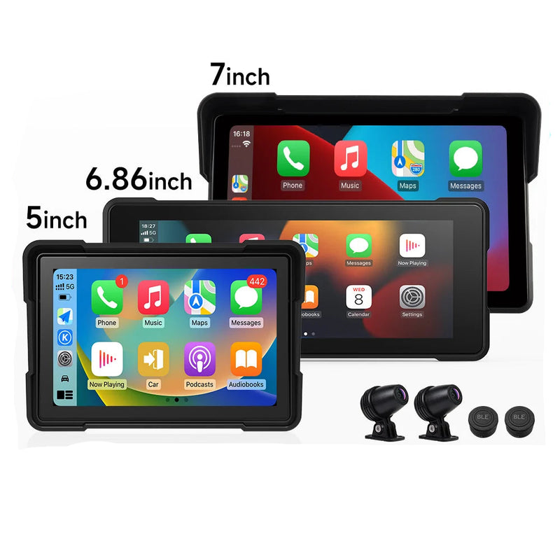 Velocimetro Painel Digital Multimidia GPS CarPlay Android Tela de Toque Bluetooth