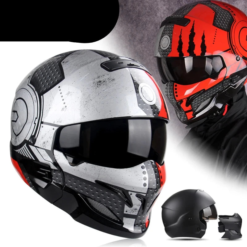 Capacete Retro Destacável Scorpion Predador Gringo