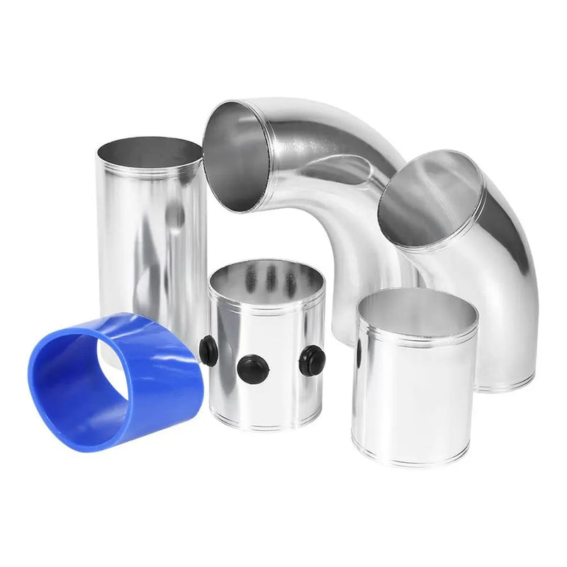 Kit de Tubo de Admissão de Ar Universal em Liga de Alumínio