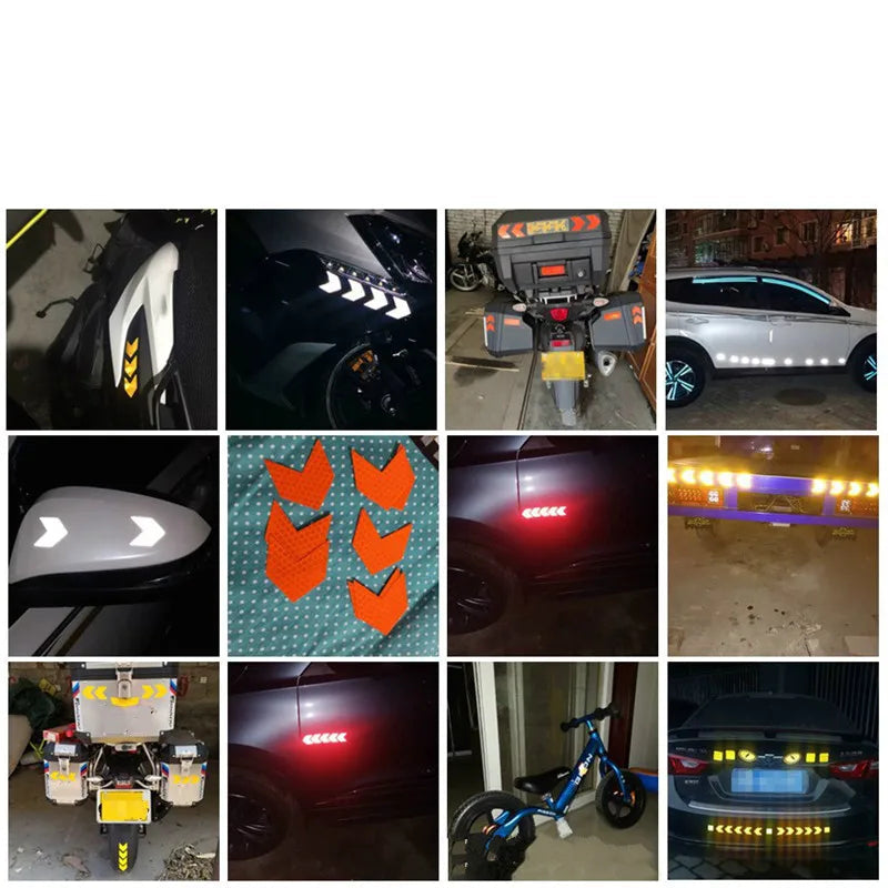 Adesivo de Seta Refletiva para Carro Top.