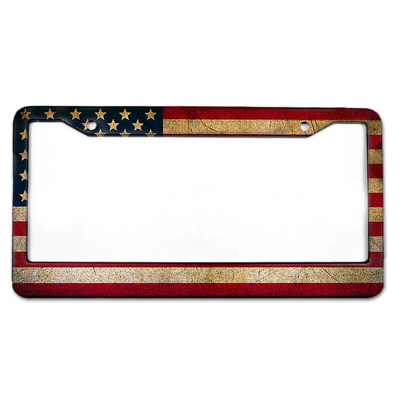Moldura de Placa de carro Liga de Alumínio Universal