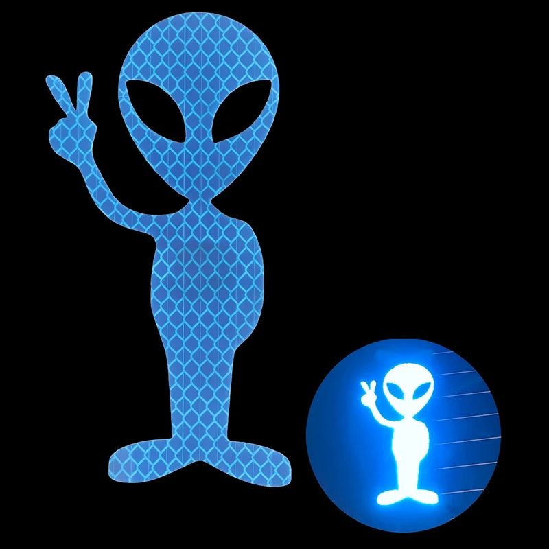Adesivo Alienígena Refletivo