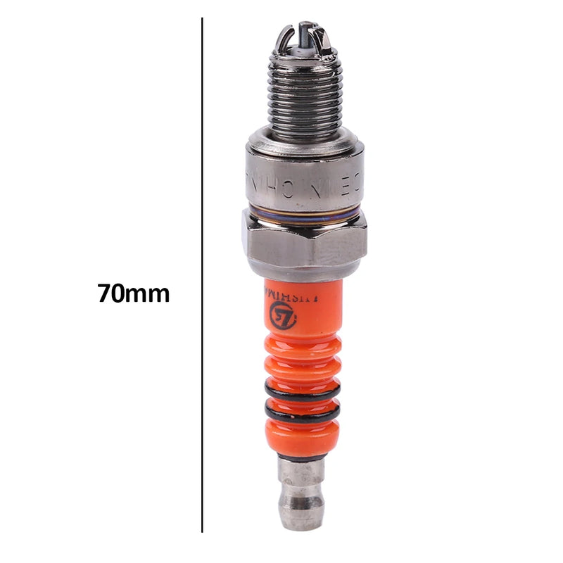 Vela Motocicleta para Honda Yamaha Diâmetro da rosca 10/12mm Alto Desempenho 3-Eletrodo