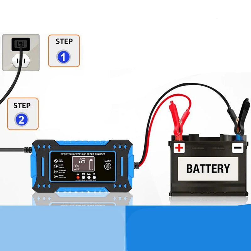 Carregador de Bateria Inteligente Automotiva 12V 6A
