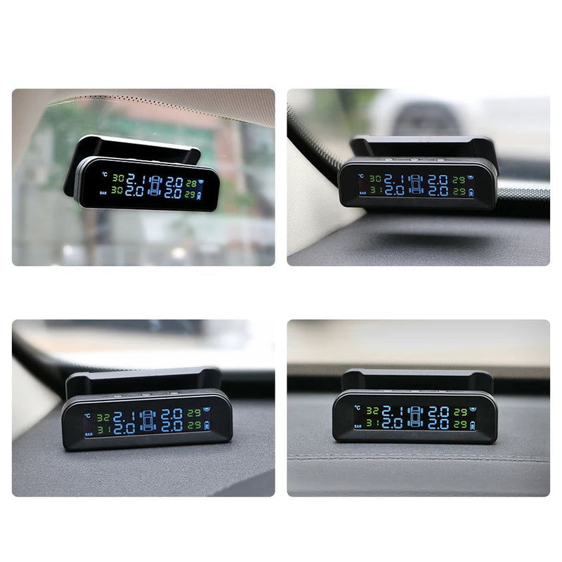 Sistema de Monitoramento de Pressão de Pneu de Carro Energia Solar