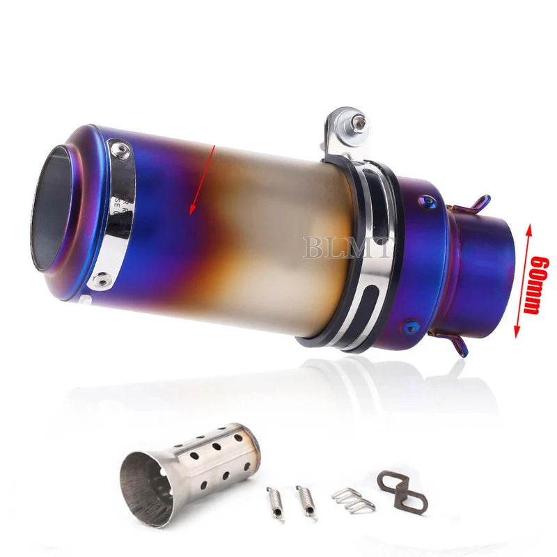 Ponteira de Escapamento Universal DB Killer 51/60mm para z900 R3 R25 MT07 MT09 R1 Z400 Z650