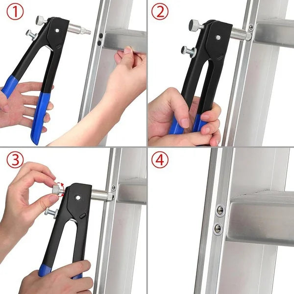 Pistola de porca de rebite Rebitadeira. 150PCS Kit