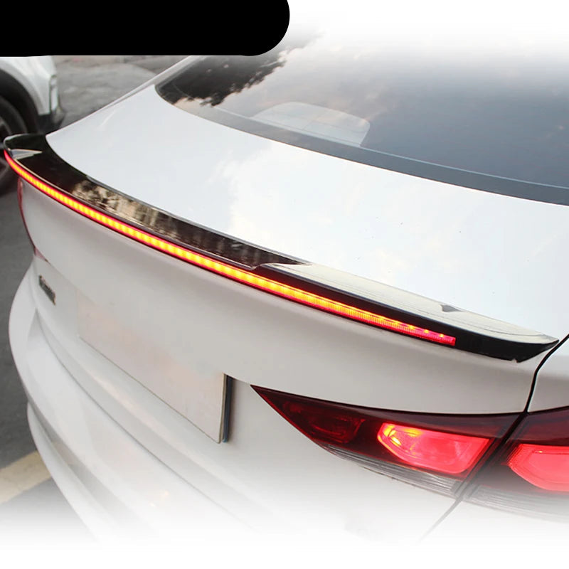 Spoiler Traseiro cm Luz Led De Freio 120cm 12V