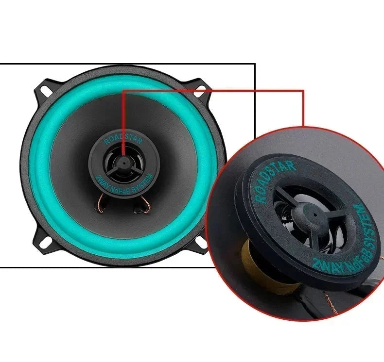 Alto-Falantes de Carro de 4/5/6,5 Polegadas Subwoofer Coaxial