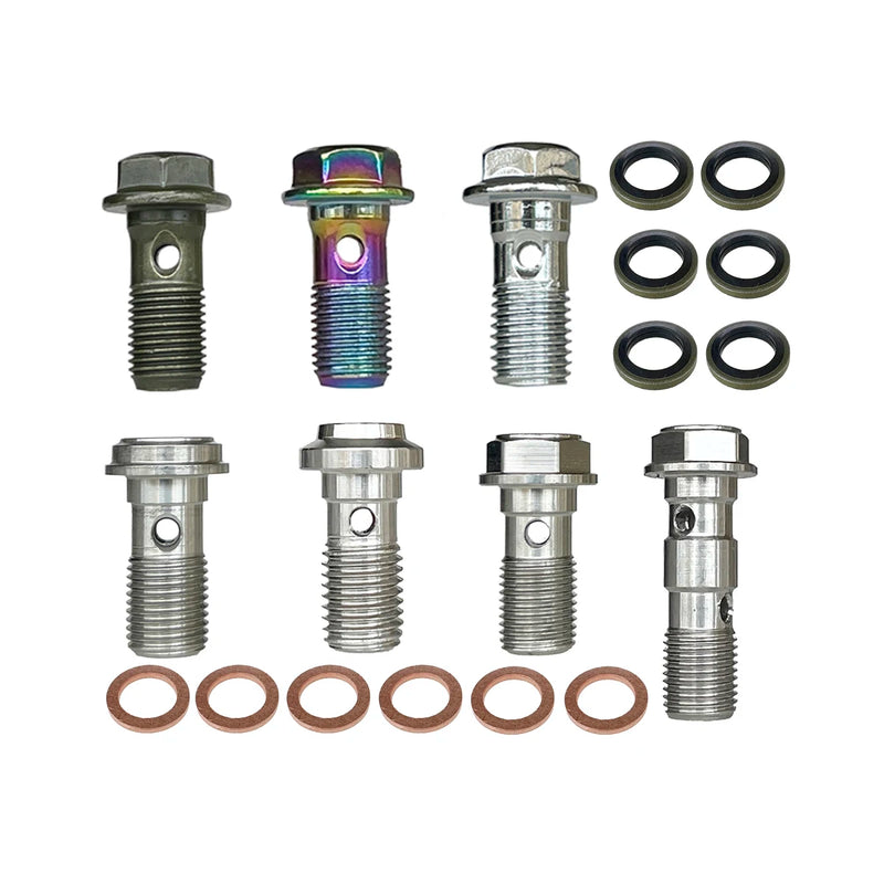 Parafuso de Drenagem de Óleo para Yamaha Kawasaki Suzuki Aprilia Mangueira de Freio