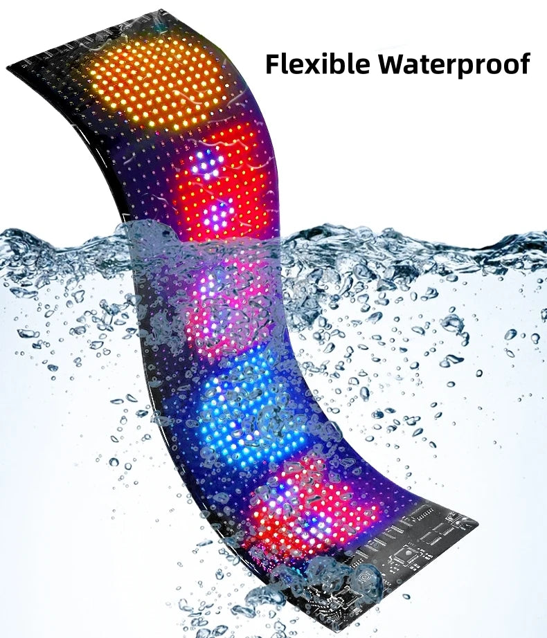 Display LED Flexível Programável para Exterior Personalizado