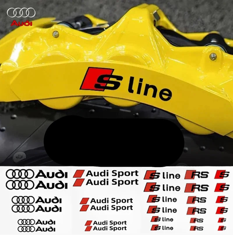 Adesivos de vinil para audi decalques de pinça