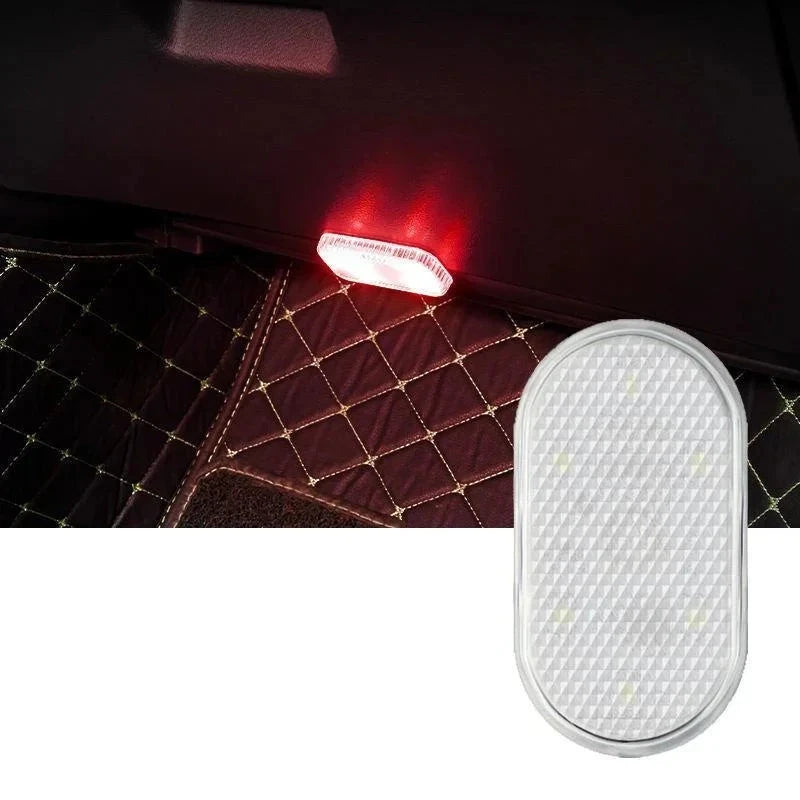 Luzes LED sem Fio para Interior de Carro Neon Automotiva Recarregável por USB