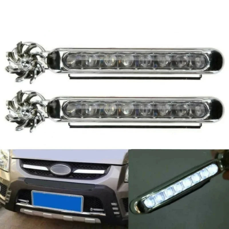 Luzes diurnas de carro LED movidas a vento