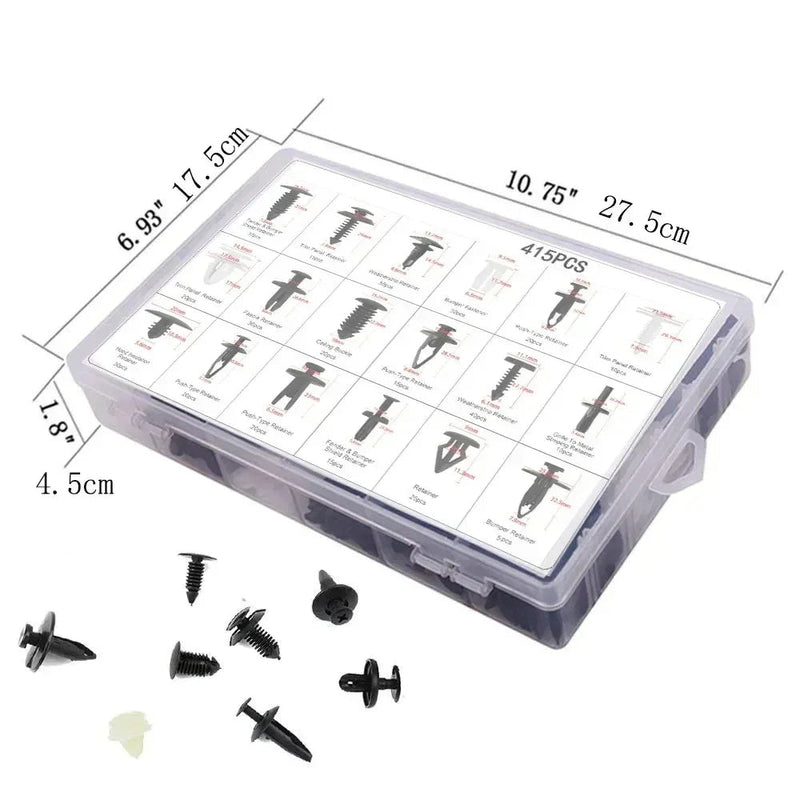 Kit de Clipes de Fixação de Carro Para-Lama Rebite Clipes de Plástico para arroceria