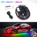 Luz LED Flexível Controle Remoto de Som RGB Neon