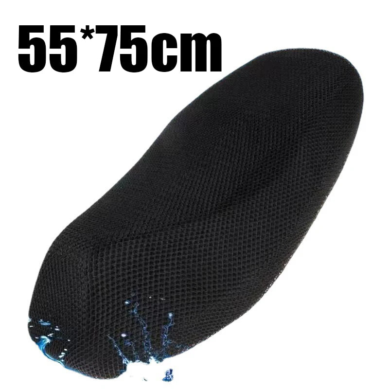 Capa de Assento de Motocicleta 3D Tipo Tela Vespirável Universal