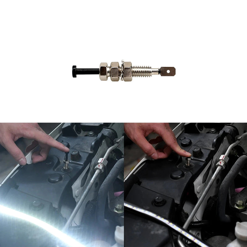 Kit de iluminação de reparo de inspeção luzes de capô de carro de LED