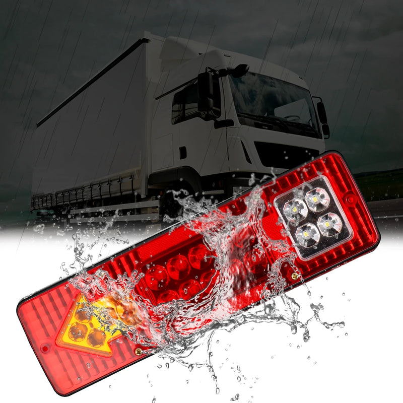 Luzes 19LED Traseiras de Caminhão Reboques 12V 24V 1 unidade