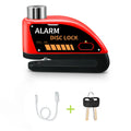 Trava de Disco a Prova D`água com Alarme Anti-Roubo de 110db